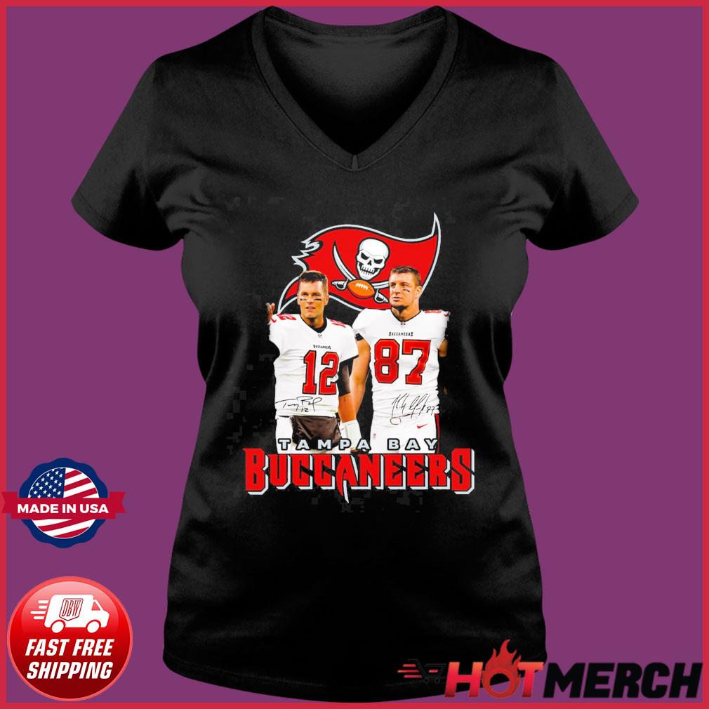 Official Rob gronkowski and tom brady tampa bay buccaneers signature shirt,  hoodie, sweater, long sleeve and tank top