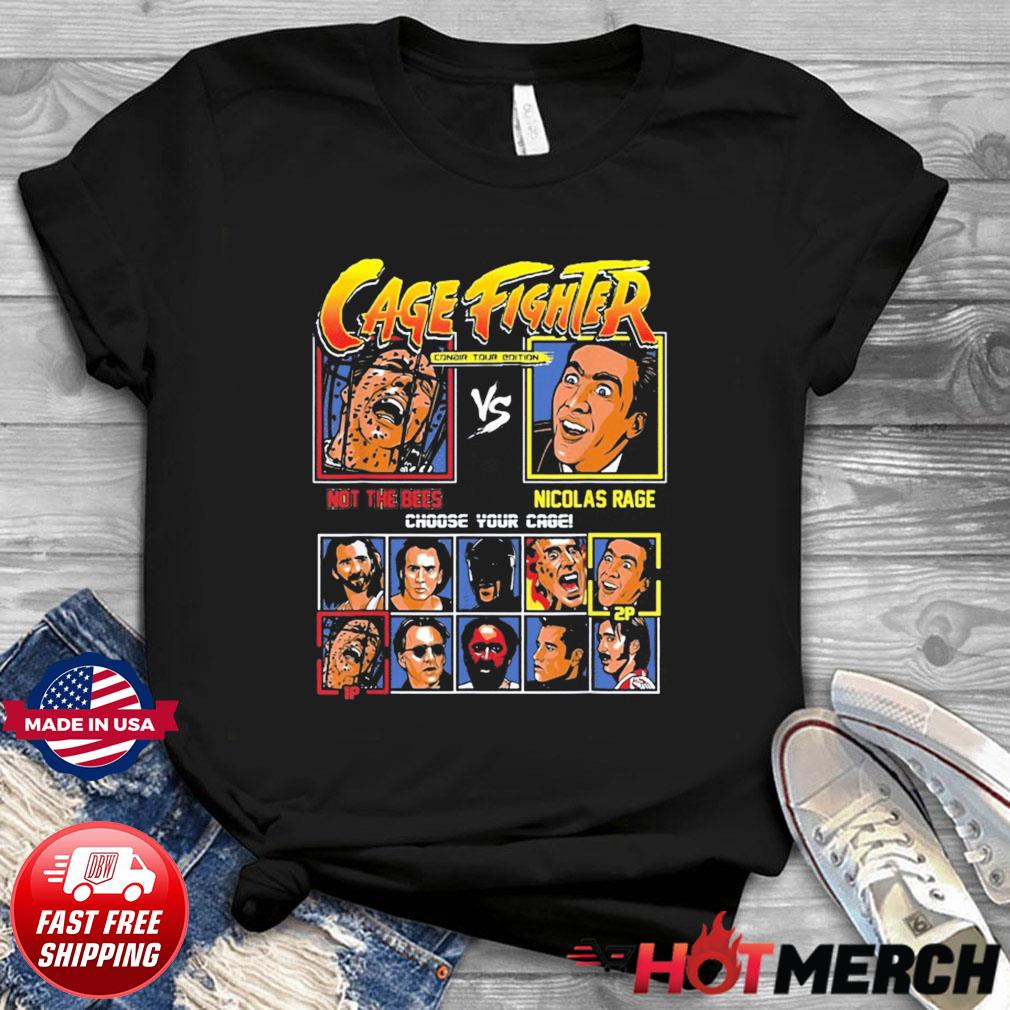 cage fighter nicolas cage shirt