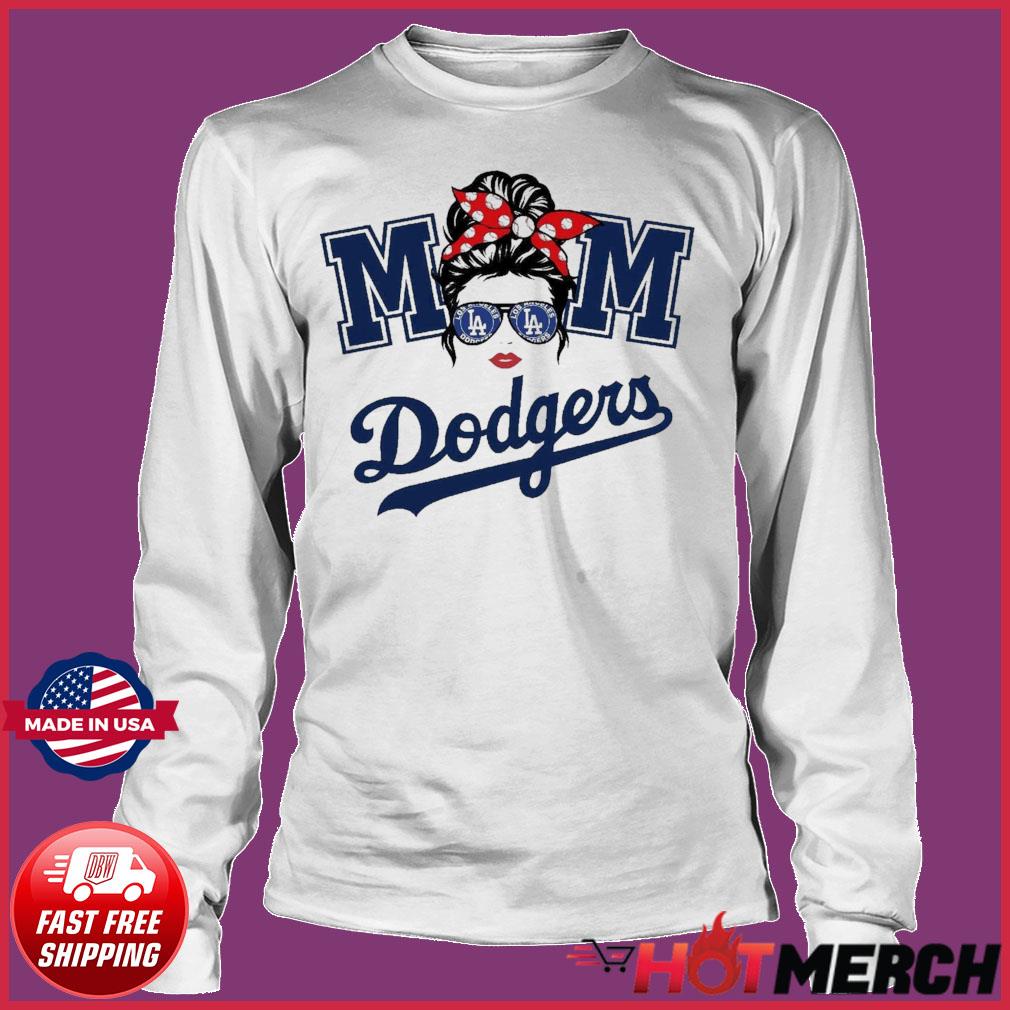 Official Mom Skull Los Angeles Dodgers Baseball Mom Happy Mother's Day 2021  Shirt, hoodie, sweater, ladies v-neck and tank top