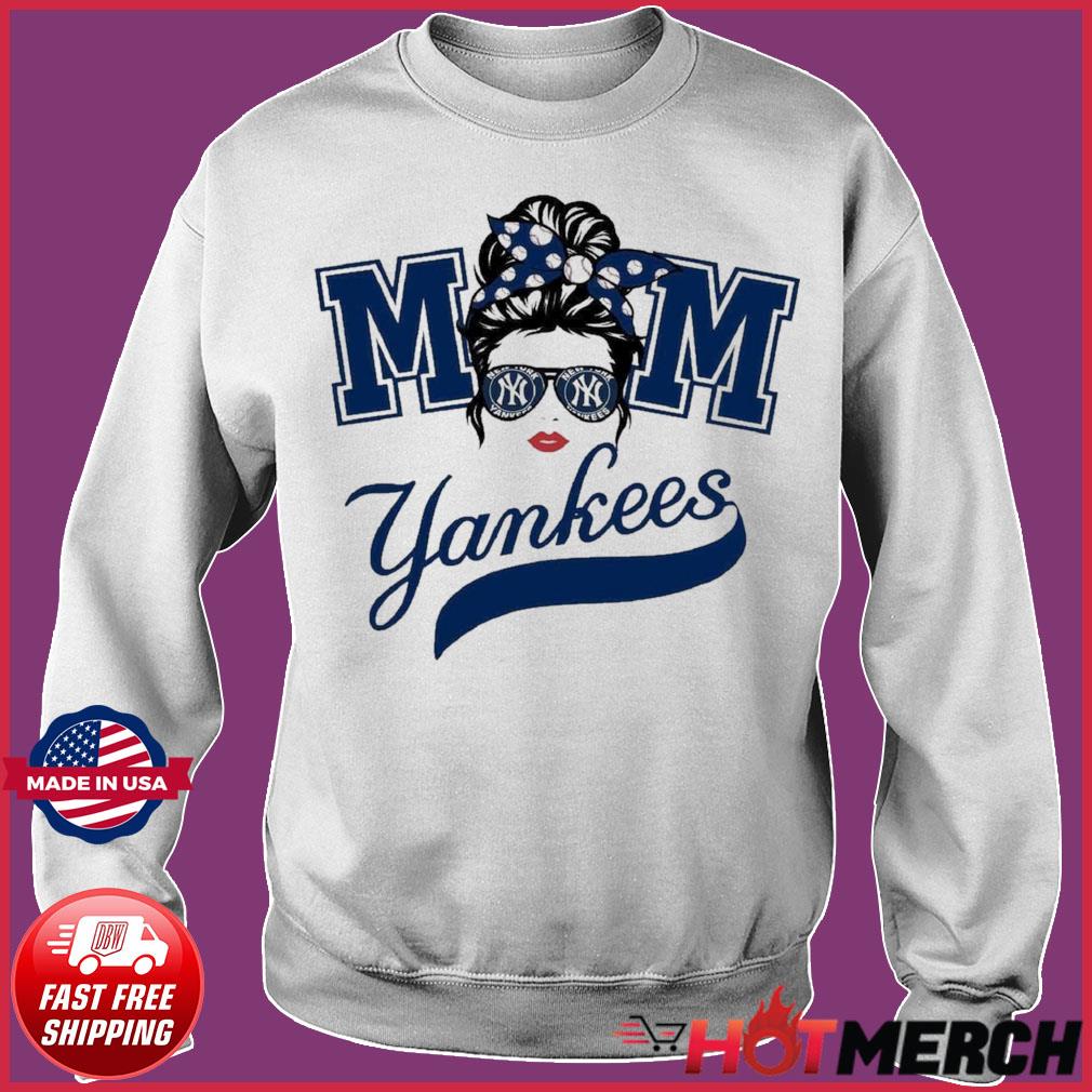 Official Mom Skull New York Yankees Baseball Mom Happy Mother's Day 2021  Shirt, hoodie, sweater, ladies v-neck and tank top