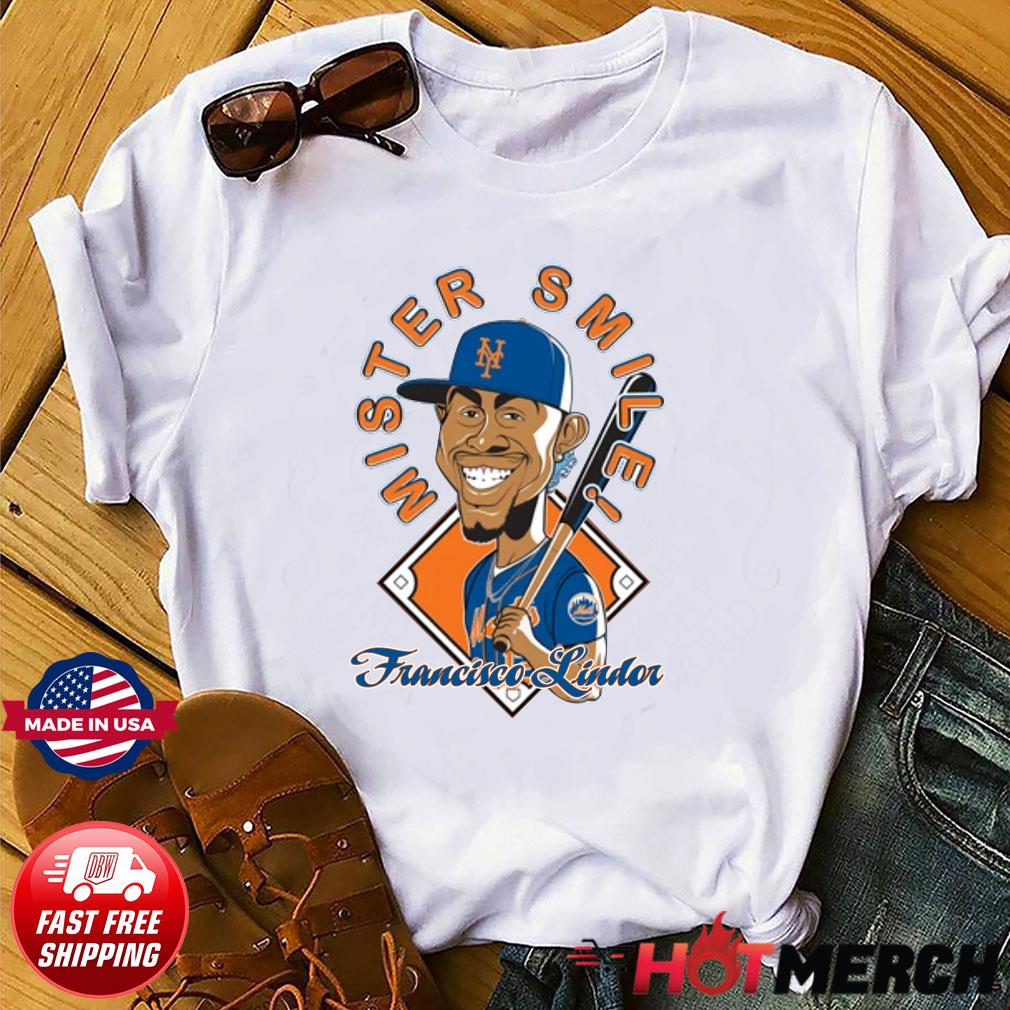 Mr. Smile Francisco Lindor T-shirt (LADIES)