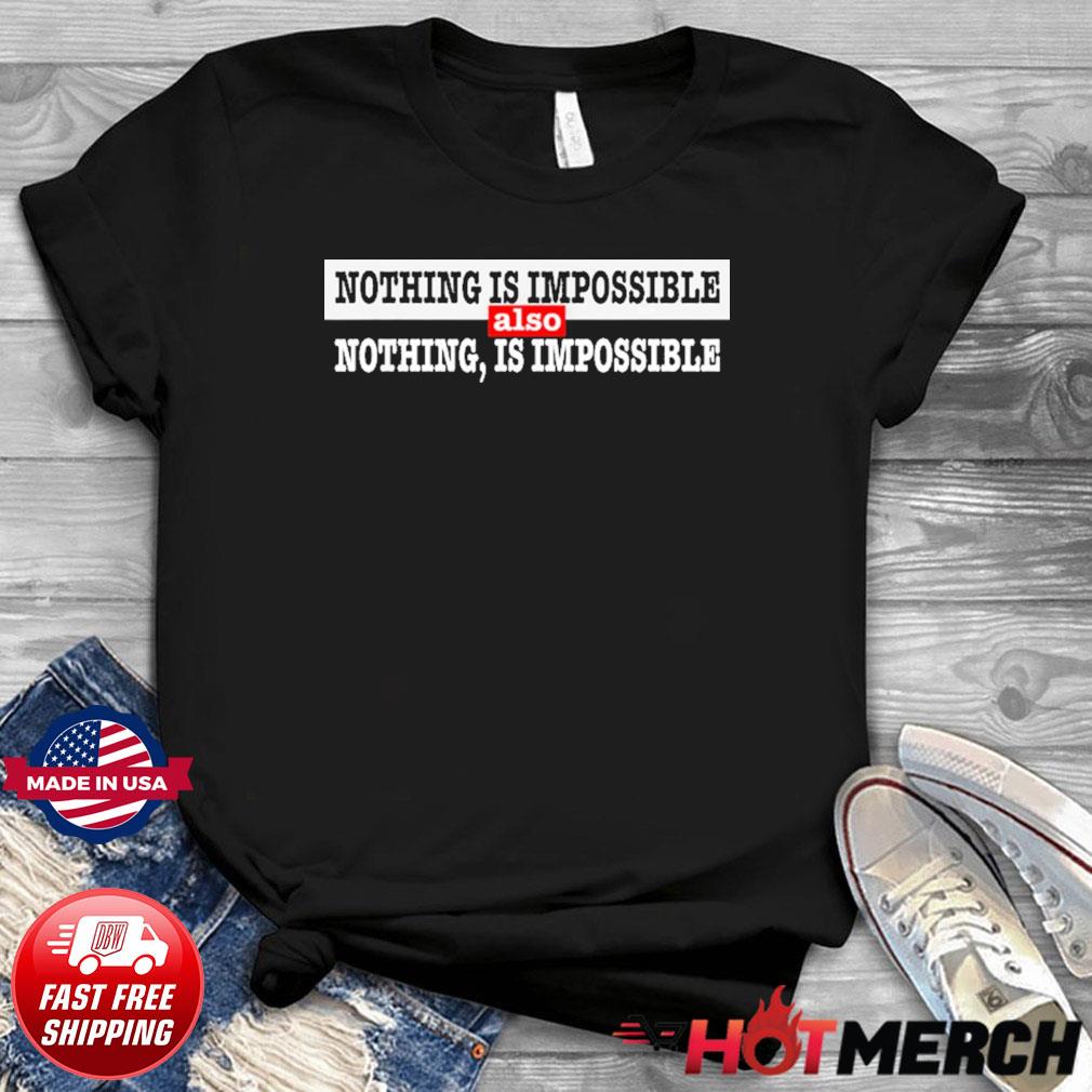 t shirt adidas impossible is nothing