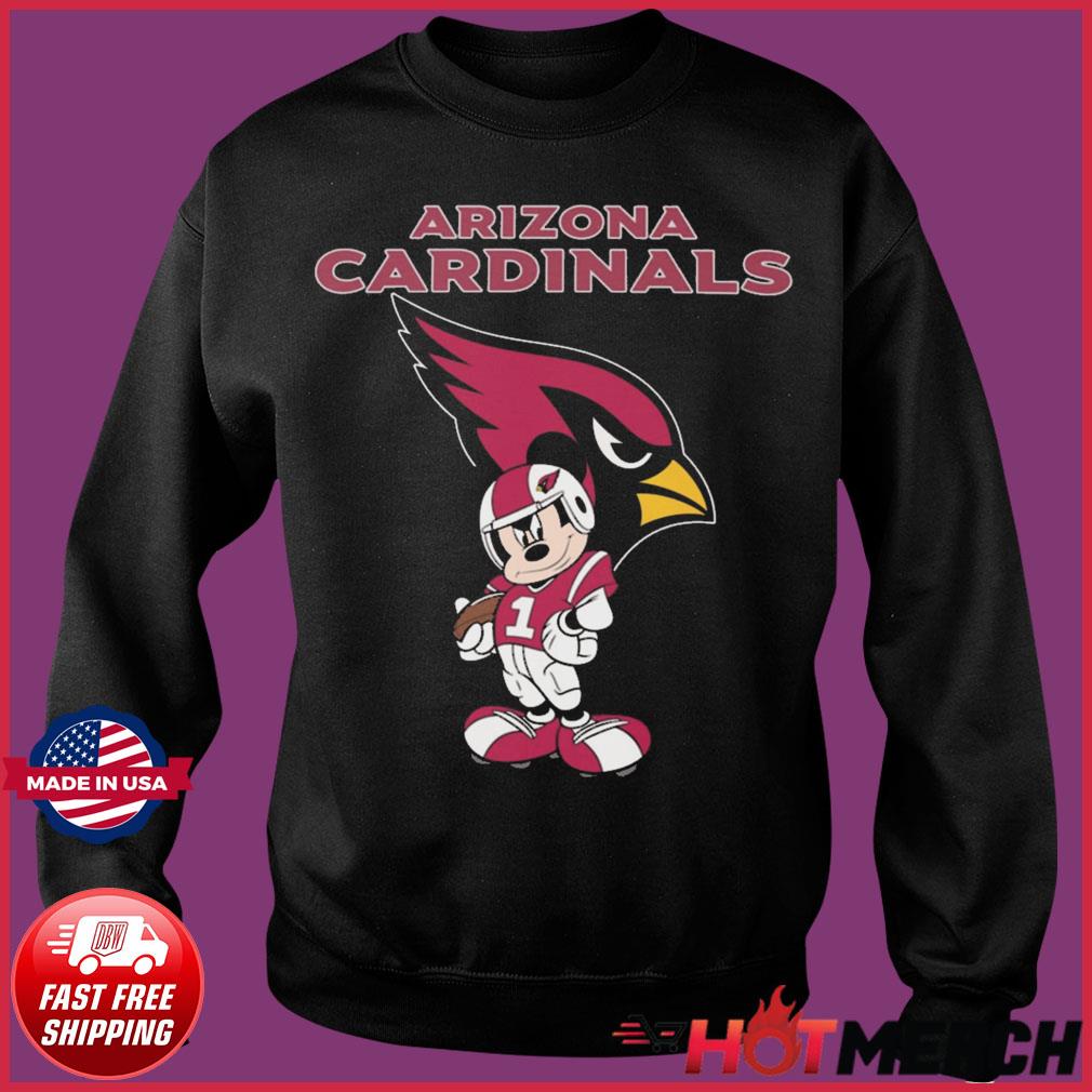 Funny Disney Mickey Mouse Arizona Cardinals Shirt, hoodie, sweater