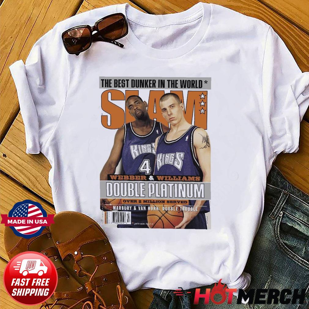 Slam Chris Webber Jason Williams the best dunker in the World double  platinum shirt, hoodie, sweater, long sleeve and tank top