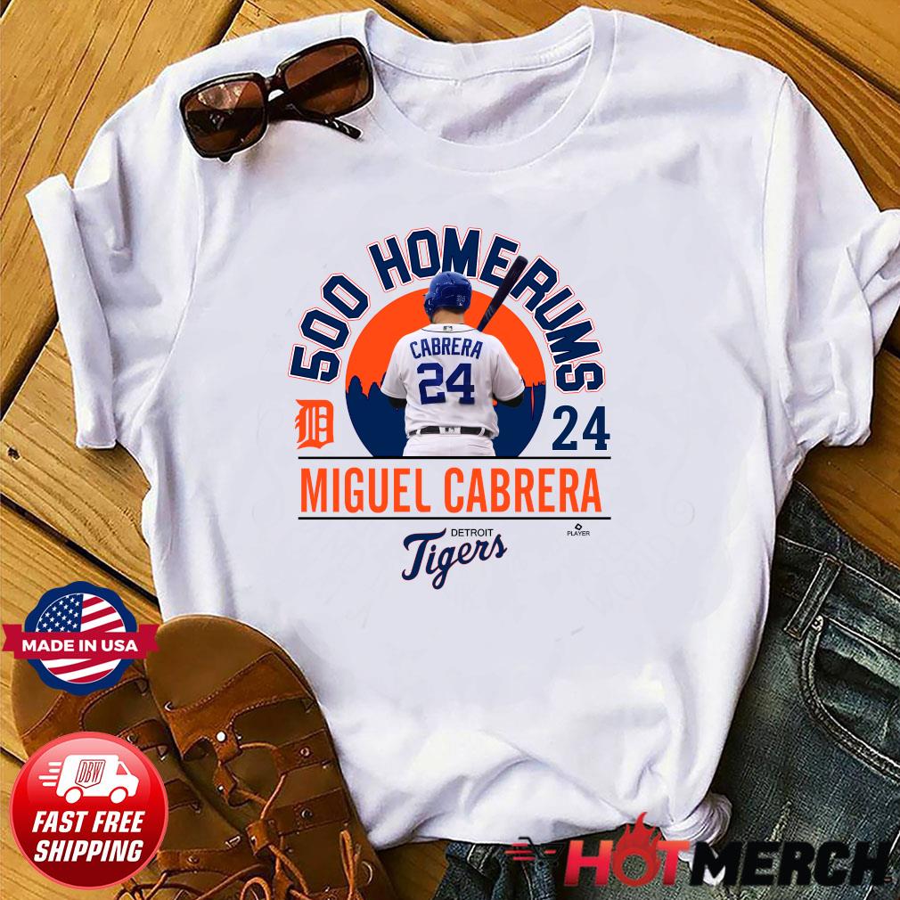 24 MIguel Cabrera 500 Hr Detroit Tigers Signature Shirt, hoodie, sweater,  long sleeve and tank top