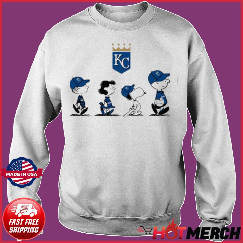 Peanuts Charlie Brown And Snoopy Playing Baseball Kansas City Royals shirt,sweater,  hoodie, sweater, long sleeve and tank top