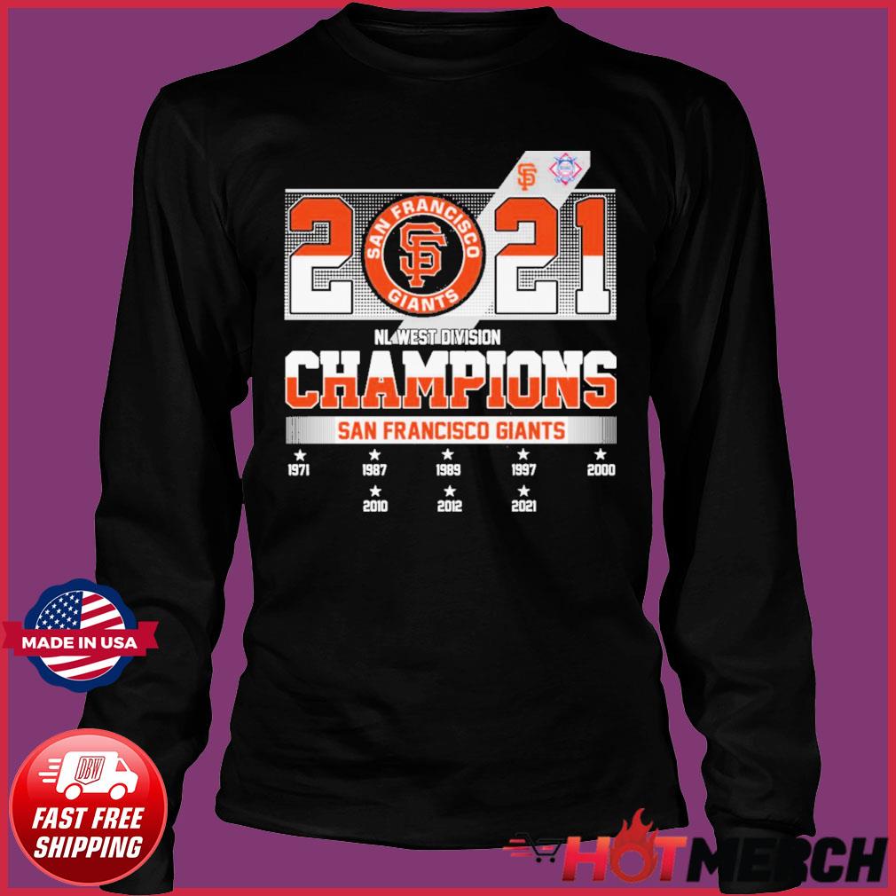 San Francisco Giants 2021 NL west division champions shirt, hoodie, sweater  and unisex tee