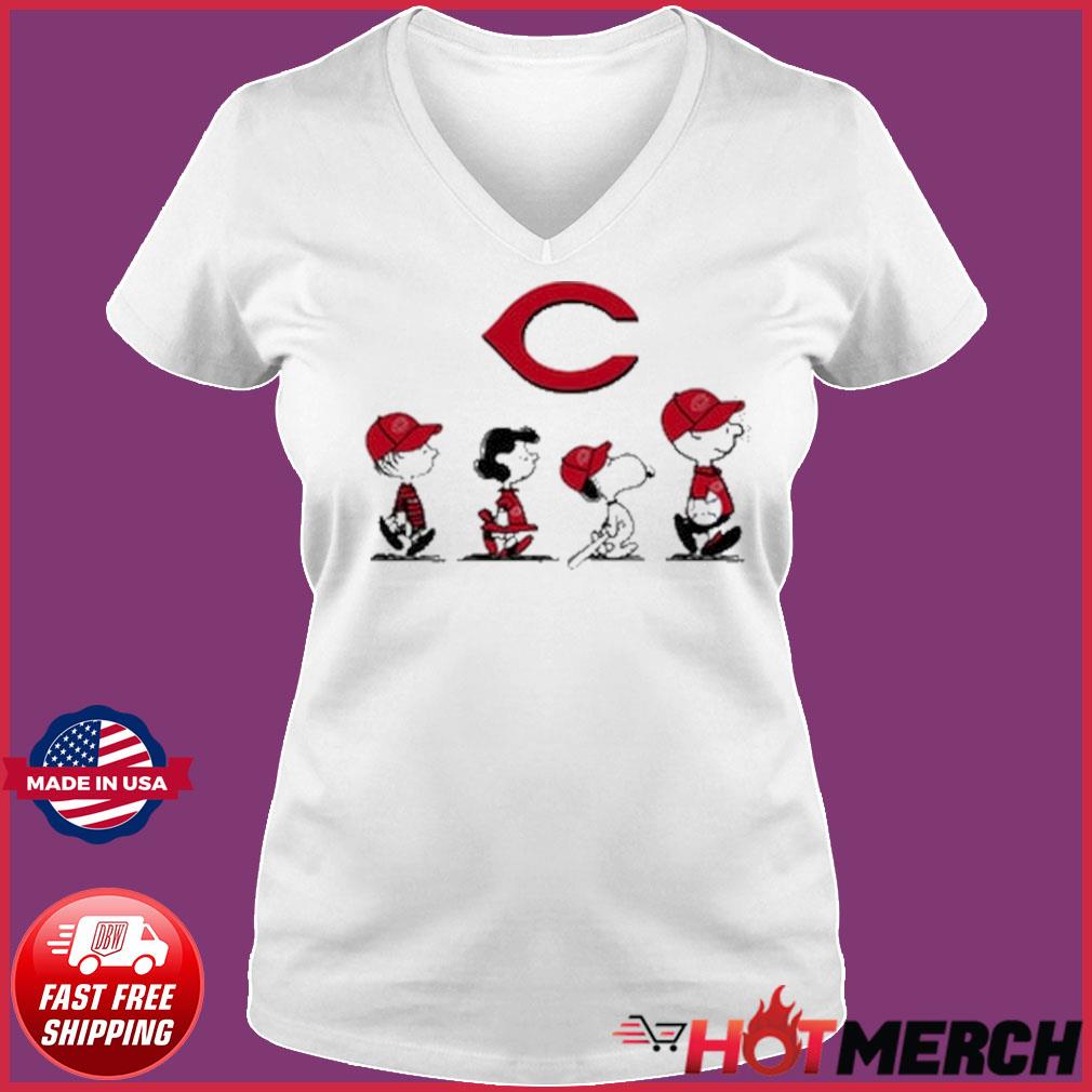 Peanuts Charlie Brown And Snoopy Playing Baseball Cincinnati Reds shirt,sweater,  hoodie, sweater, long sleeve and tank top