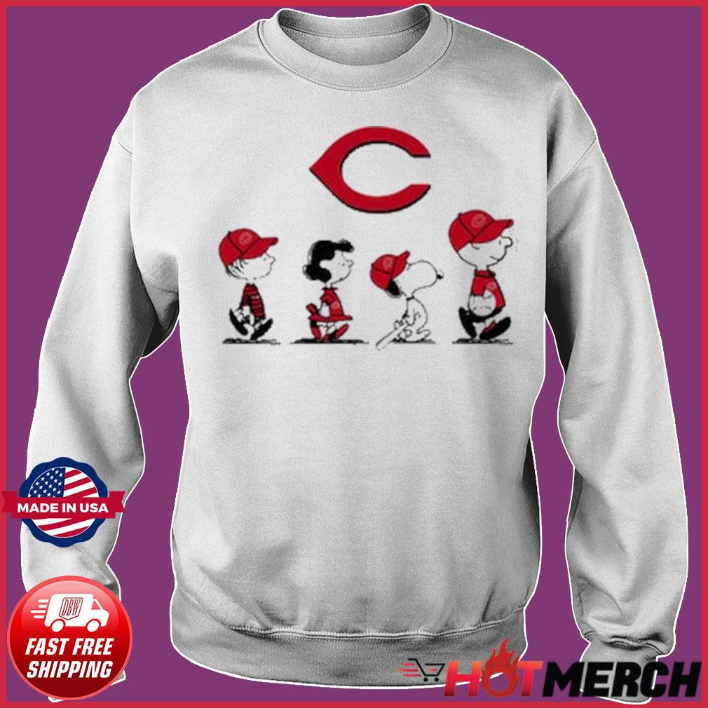 Peanuts Charlie Brown And Snoopy Playing Baseball Cincinnati Reds T-shirt,  hoodie, sweater, long sleeve and tank top