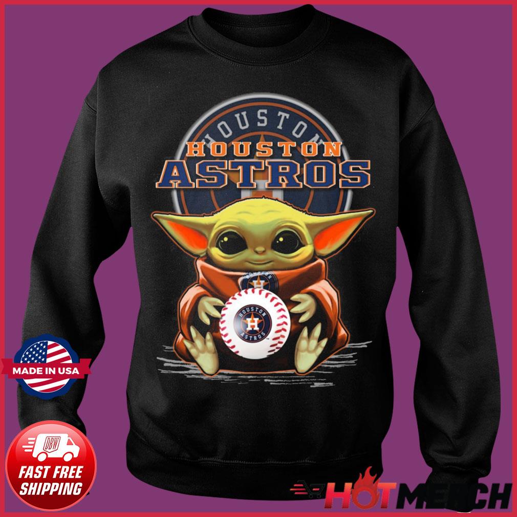 Baby Yoda Hug Houston Astros Logo shirt, hoodie, sweater, longsleeve t-shirt