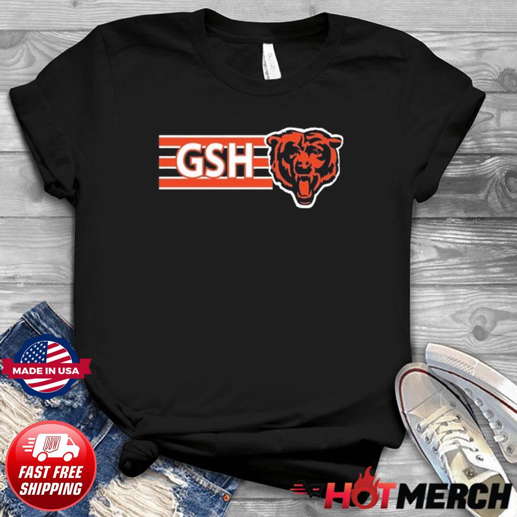 Official Gsh On Chicago Bears Logo T Shirt, hoodie, sweater, long sleeve  and tank top