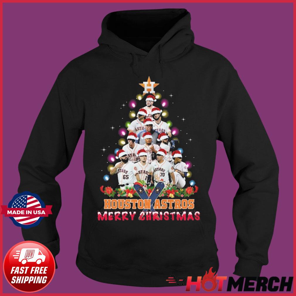 Houston Astros Team Christmas tree Merry Christmas t-shirt, hoodie,  sweater, long sleeve and tank top