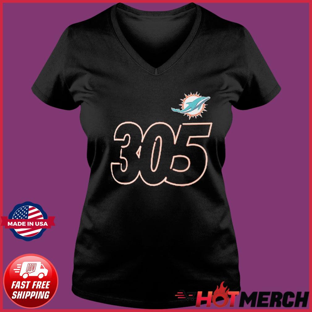 305 Miami Dolphins shirt, hoodie, sweater, long sleeve and tank top