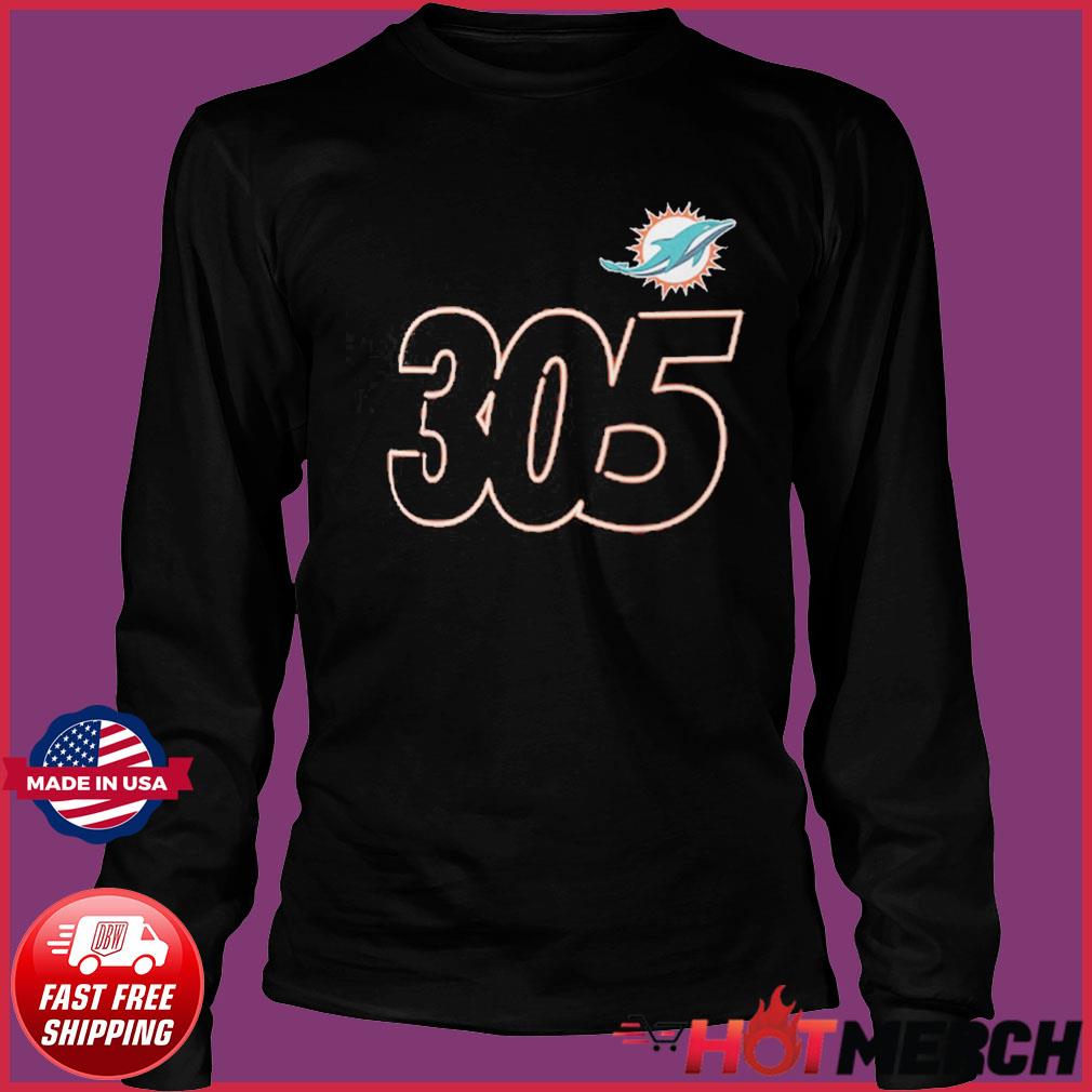 305 Miami Dolphins shirt, hoodie, sweater and v-neck t-shirt