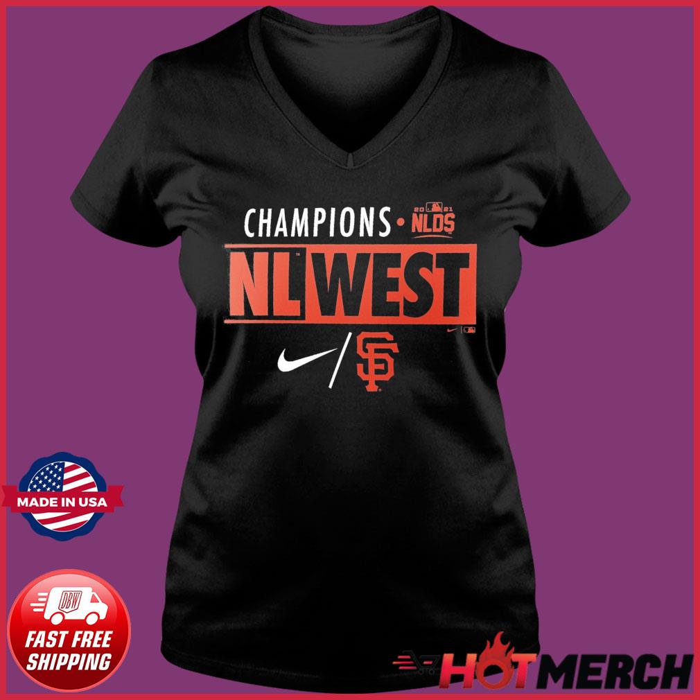 NLDS SF Giants Nike 2021 NL West Division Champions Shirt, hoodie, sweater,  long sleeve and tank top