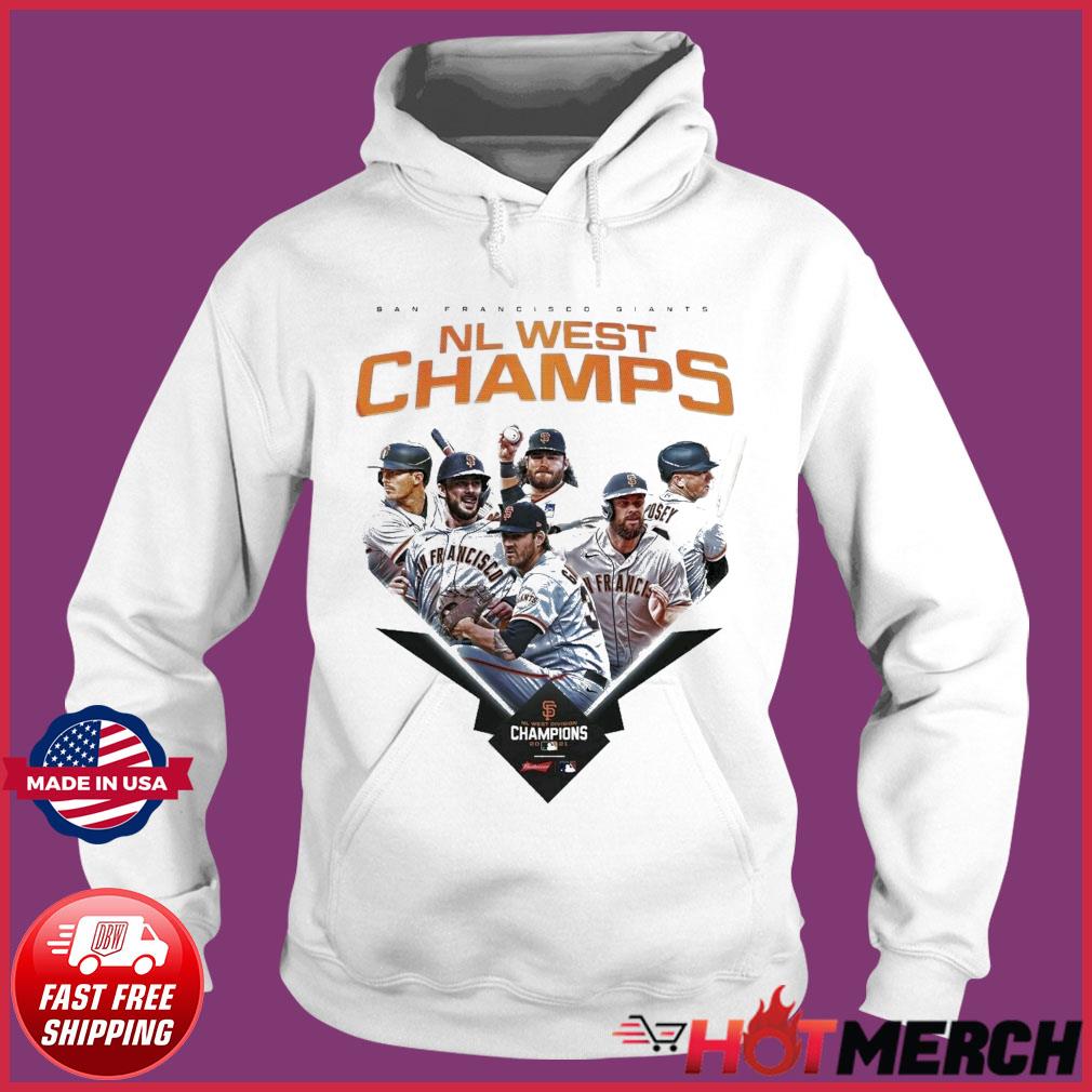 San Francisco Giants Baseball Teams Nl West Division Champions 2021 T-Shirt,  hoodie, sweater, long sleeve and tank top