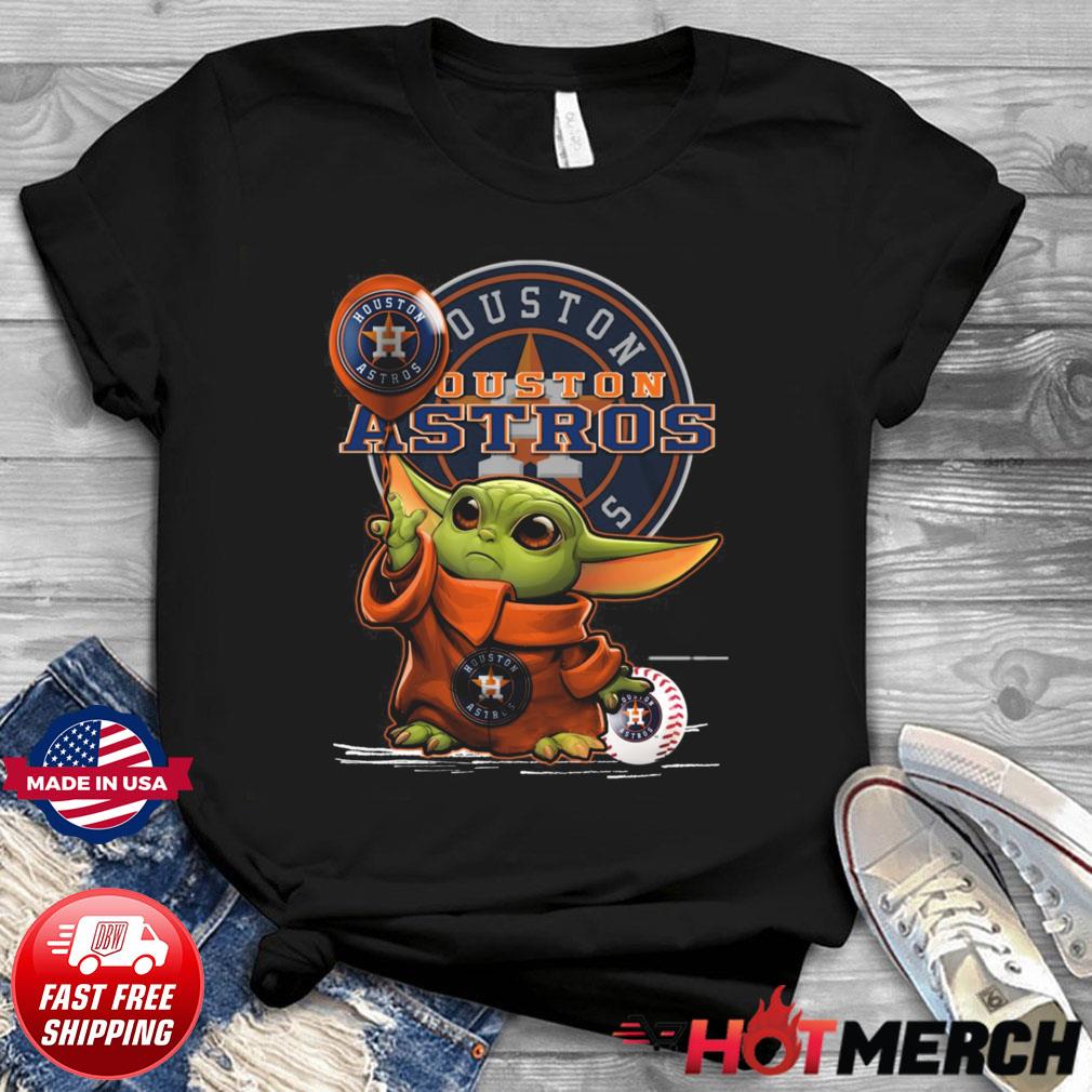 Star Baby Yoda Houston Astros Baseball T-Shirt, hoodie, sweater