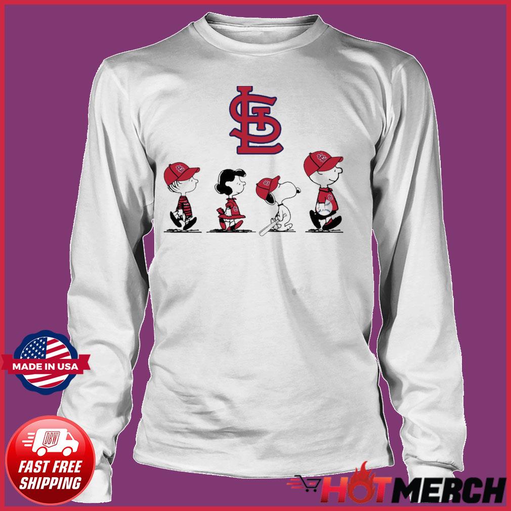 The Peanuts Characters St. Louis Cardinals Shirt, hoodie, sweater, long  sleeve and tank top