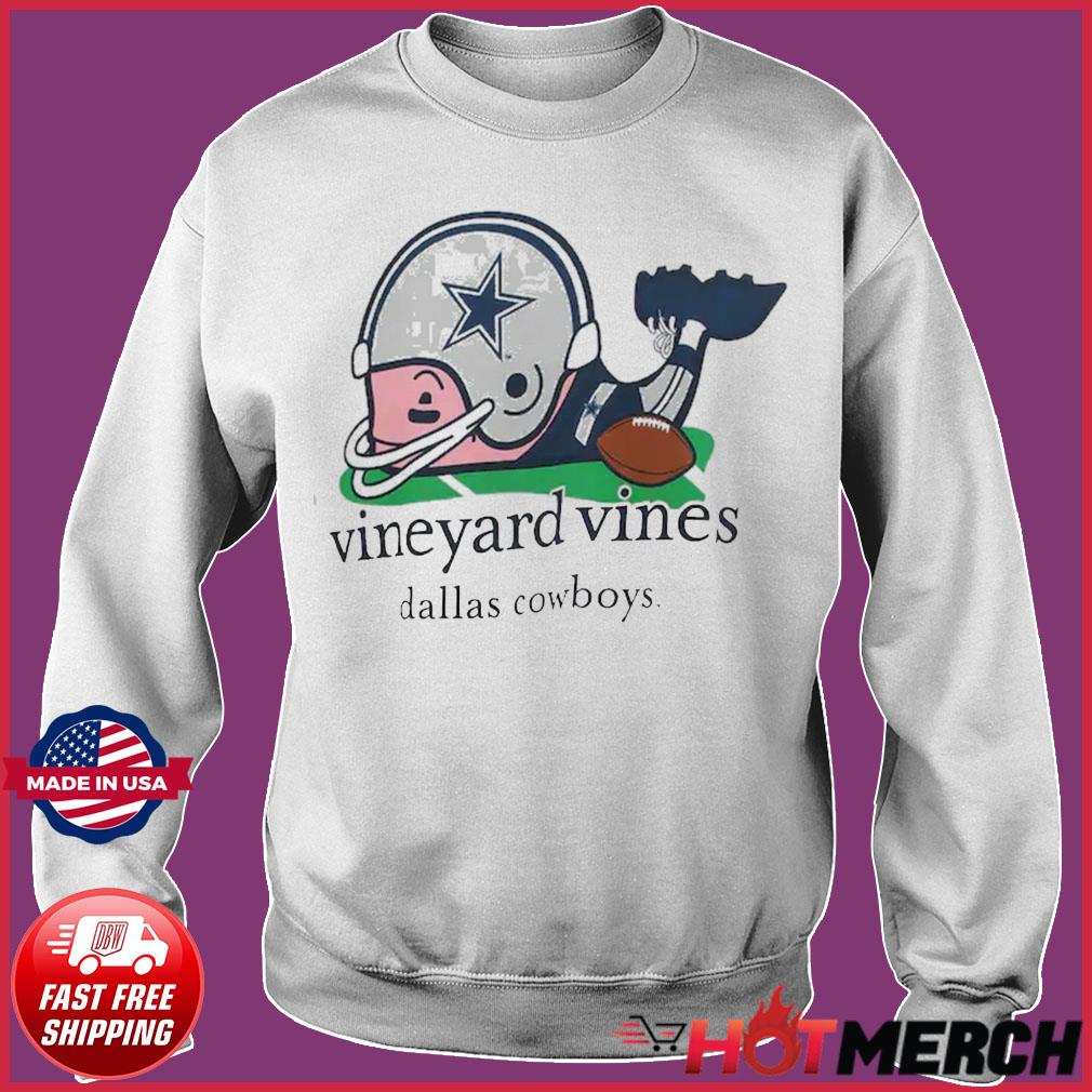 Vineyard Vines Dallas Cowboys Teams Whale HelmeTshirt 