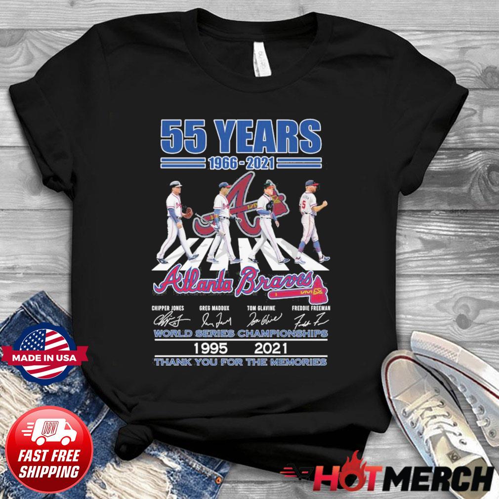 Atlanta Braves World Series Champions 2021 Signatures Thank You Shirt,  hoodie, sweater, long sleeve and tank top