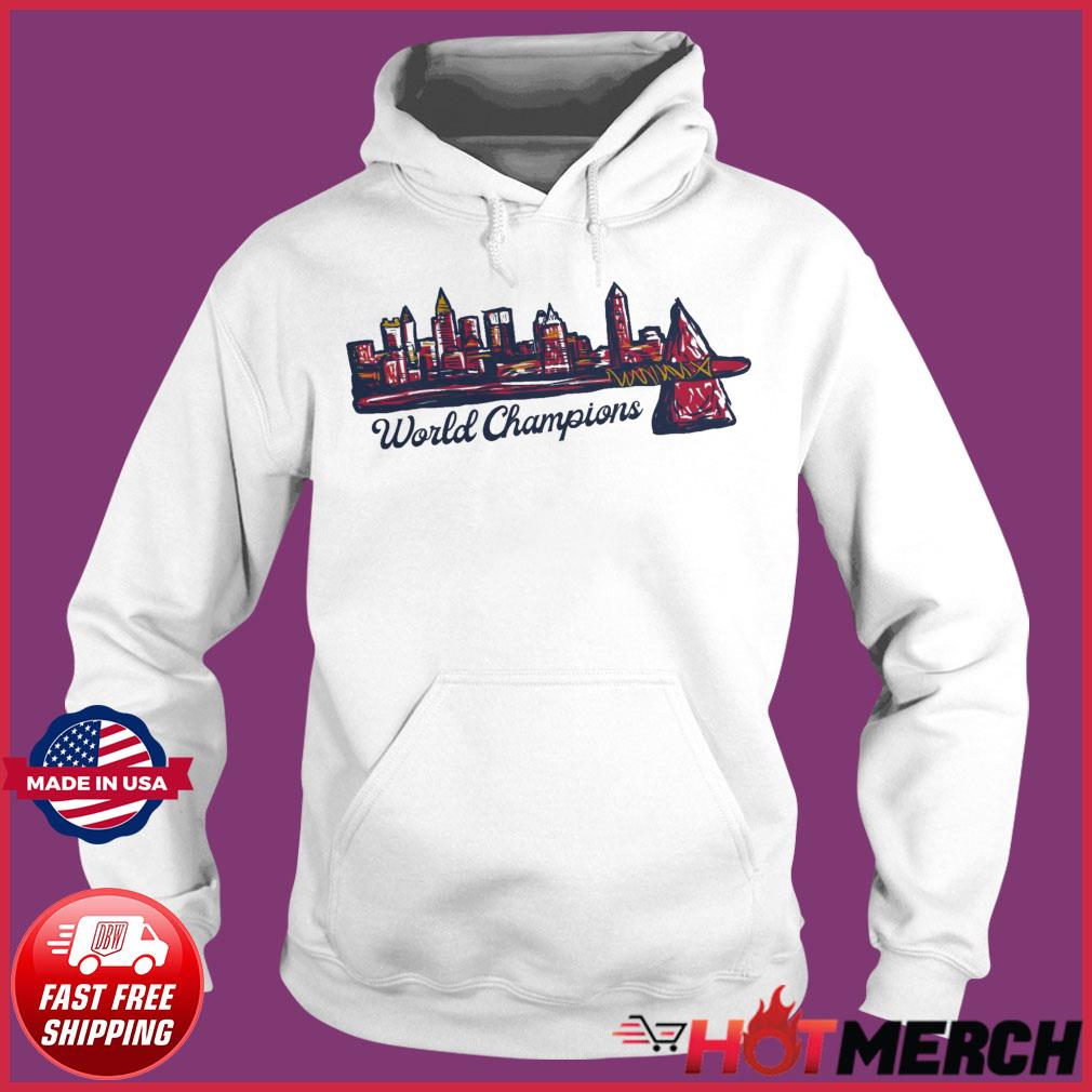 Atlanta Braves Skyline World Champions Shirt, hoodie, sweater