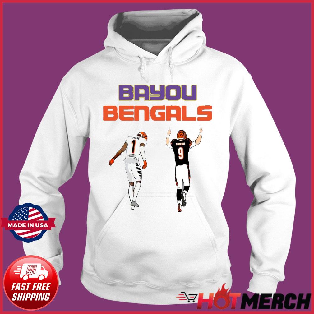 Bayou Bengals Ja'Marr Chase And Joe Burrow Shirt, Hoodie