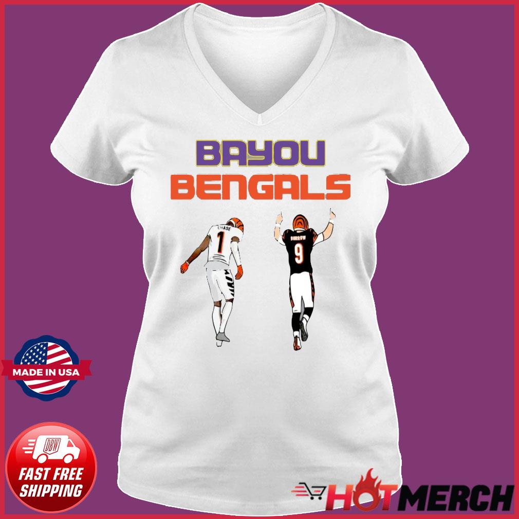 BAYOU BENGALS Ja'marr Chase And Joe Burrow Shirt, hoodie, sweater, long  sleeve and tank top