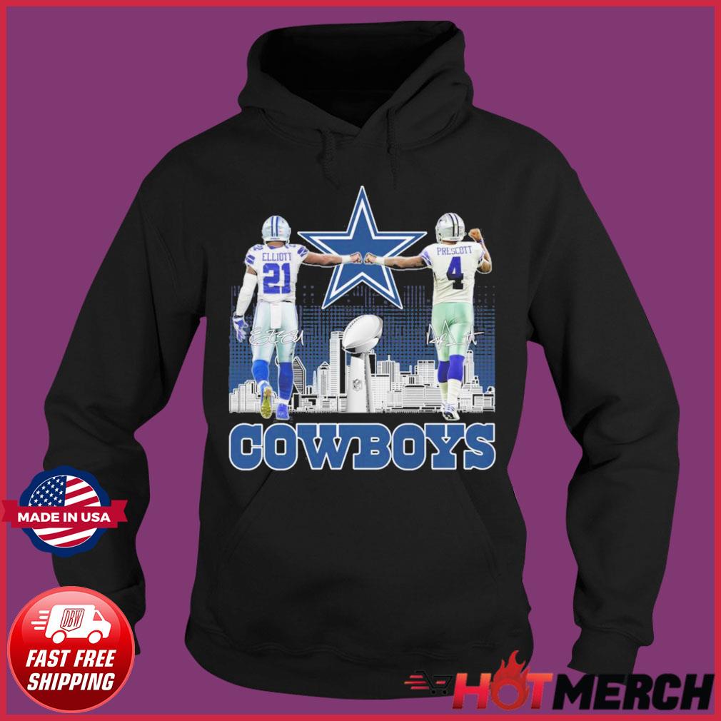 Cowboys Dak Prescott and Ezekiel Elliott shirt, ladies shirt, hoodie