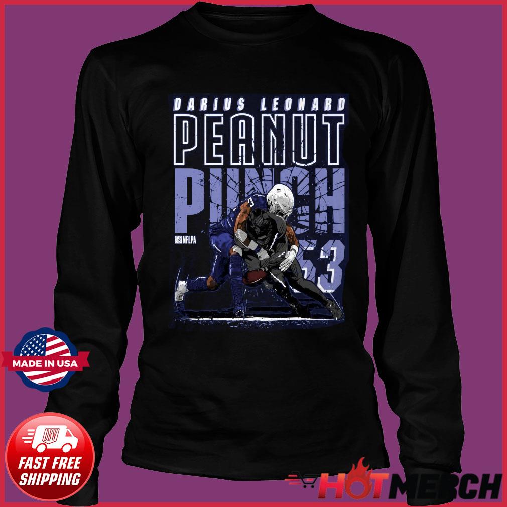 Darius Leonard Peanut Punch Indianapolis Colts shirt, hoodie, sweater, long  sleeve and tank top