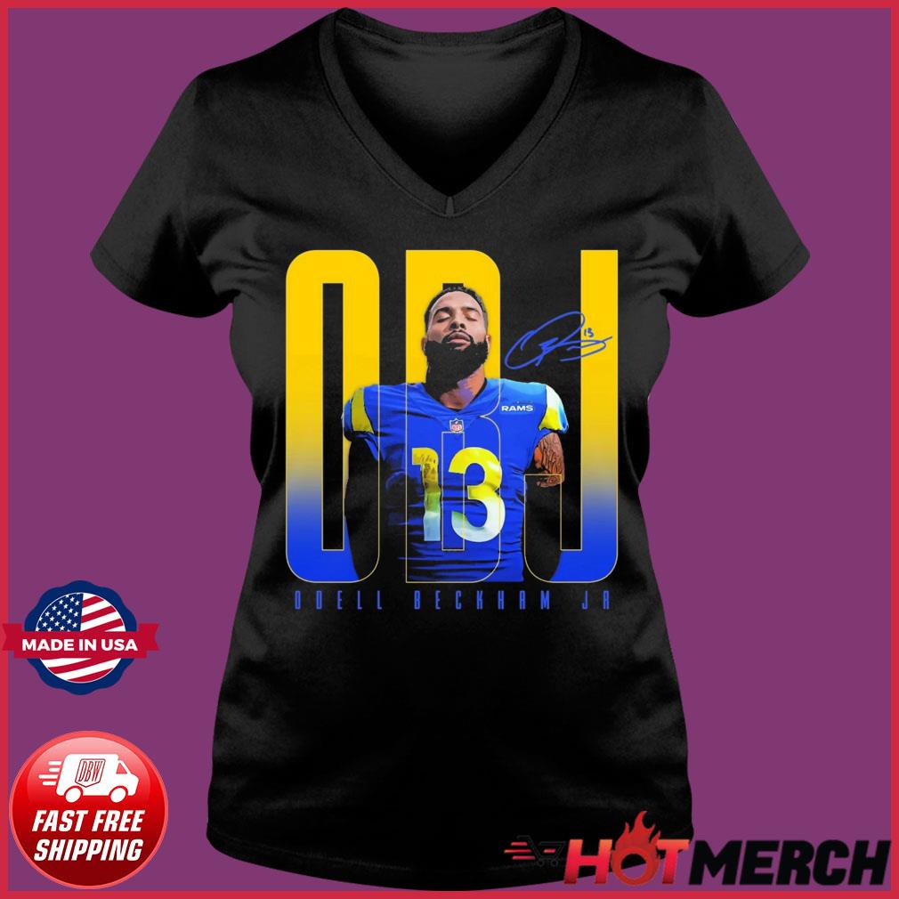 Odell Beckham Jr Los Angeles Rams Signature T-Shirt, hoodie