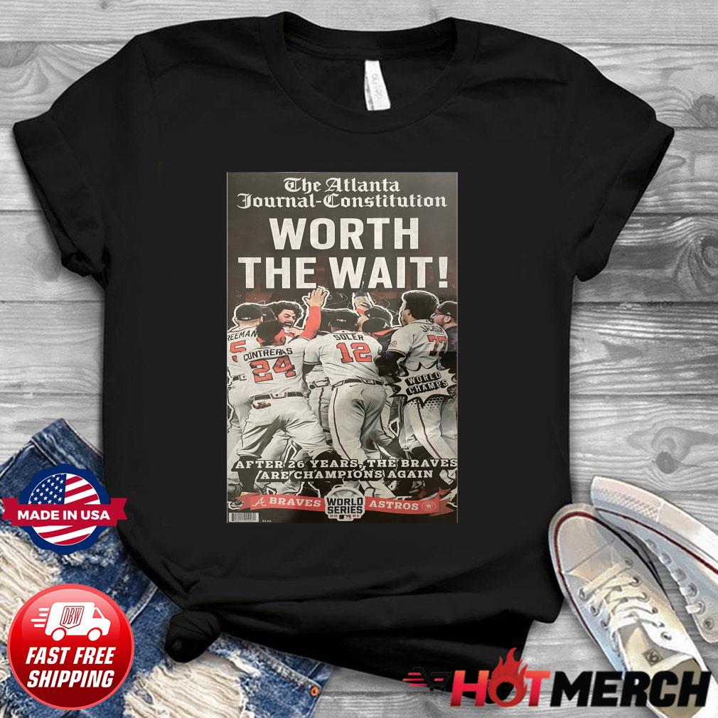 The Atlanta Journal-Constitution World Champs Cover Shirt - BreakingT