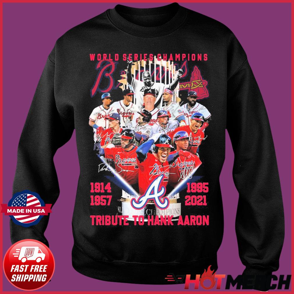 Atlanta Braves Nike 2021 World Series Champions 1914 1957 1995 and 2021  Shirt, hoodie, sweater, long sleeve and tank top