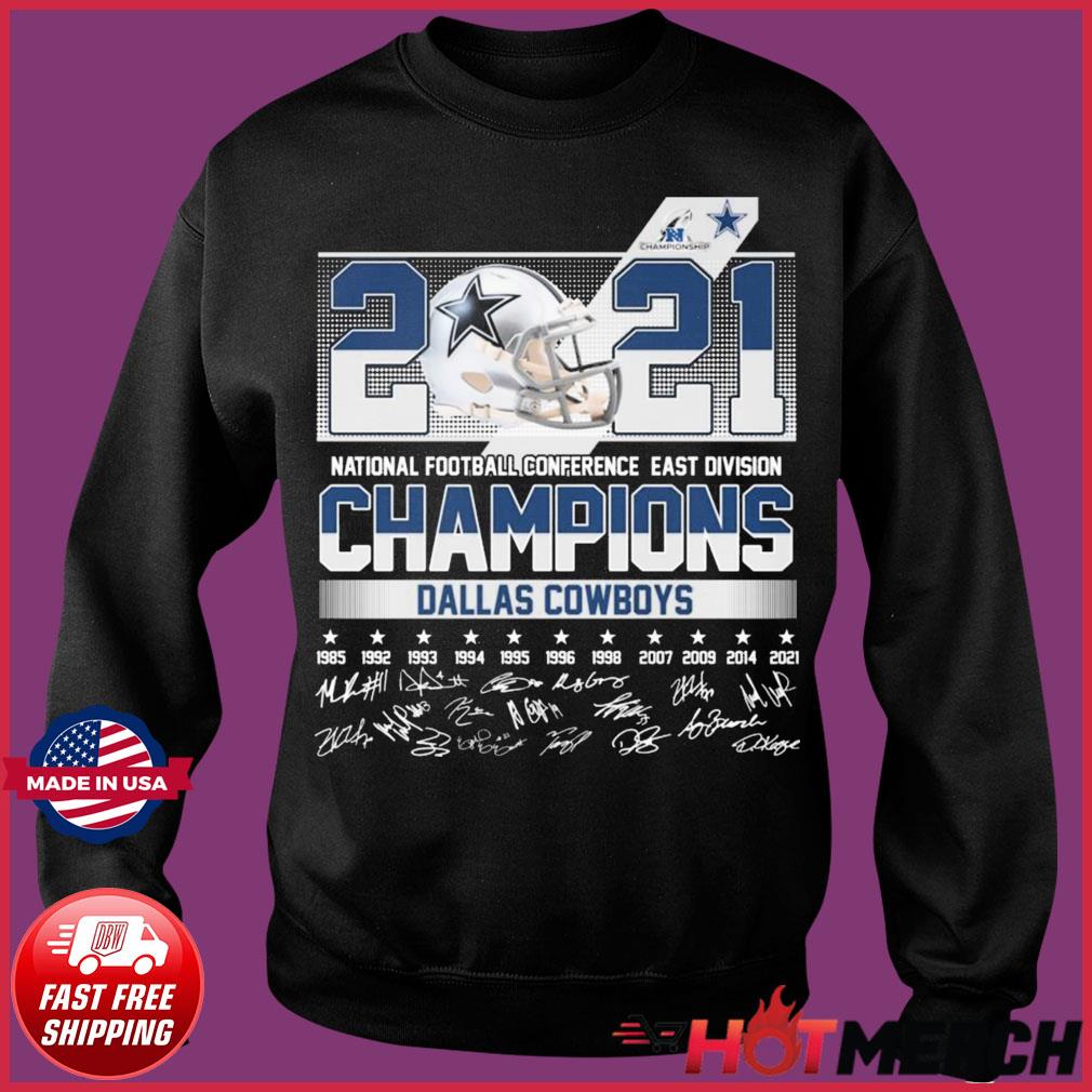 Cowboys Football Team 2021 Nfc East Division Champion Shirt, hoodie,  sweater, long sleeve and tank top