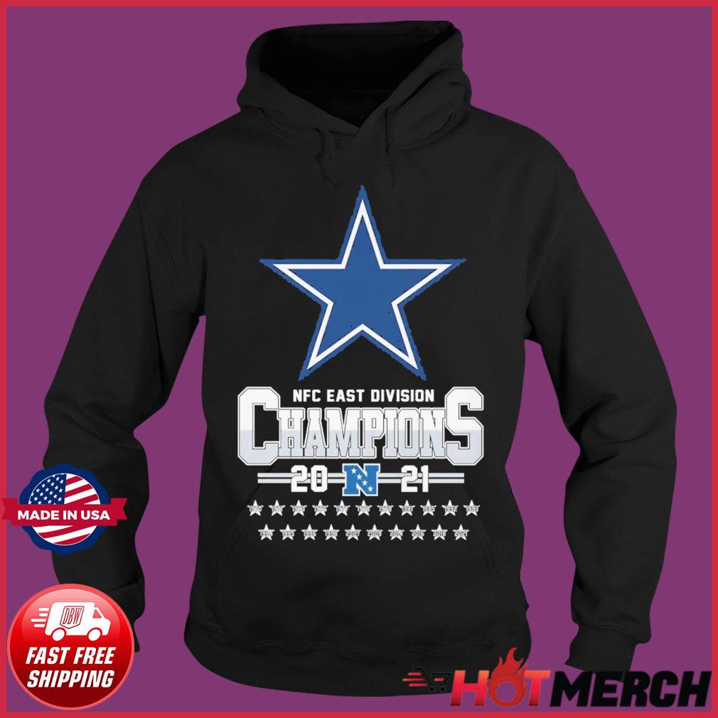 Official Cowboys Football Team 2021 Nfc East Division Champion Shirt,  hoodie, sweater, long sleeve and tank top