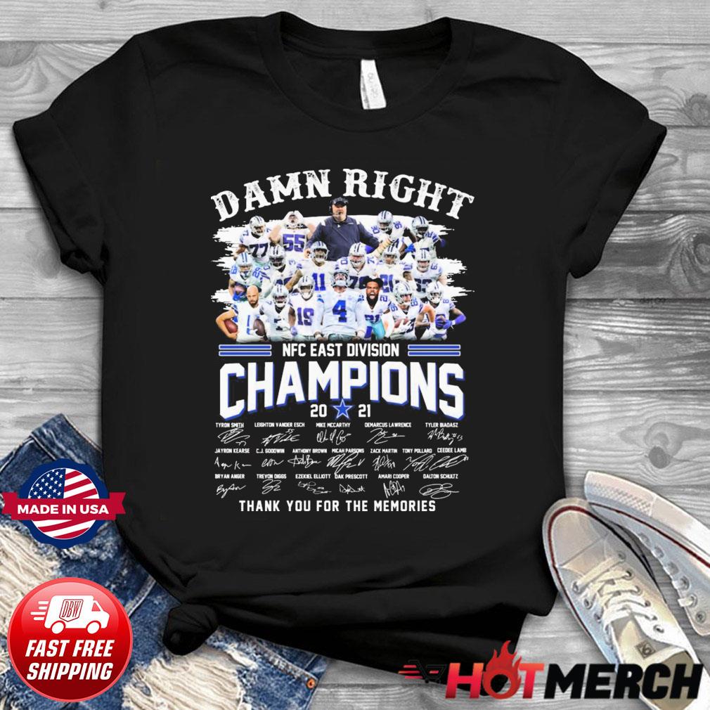 Dallas Cowboys NFC East Division Champions 2021 navy t-shirt for