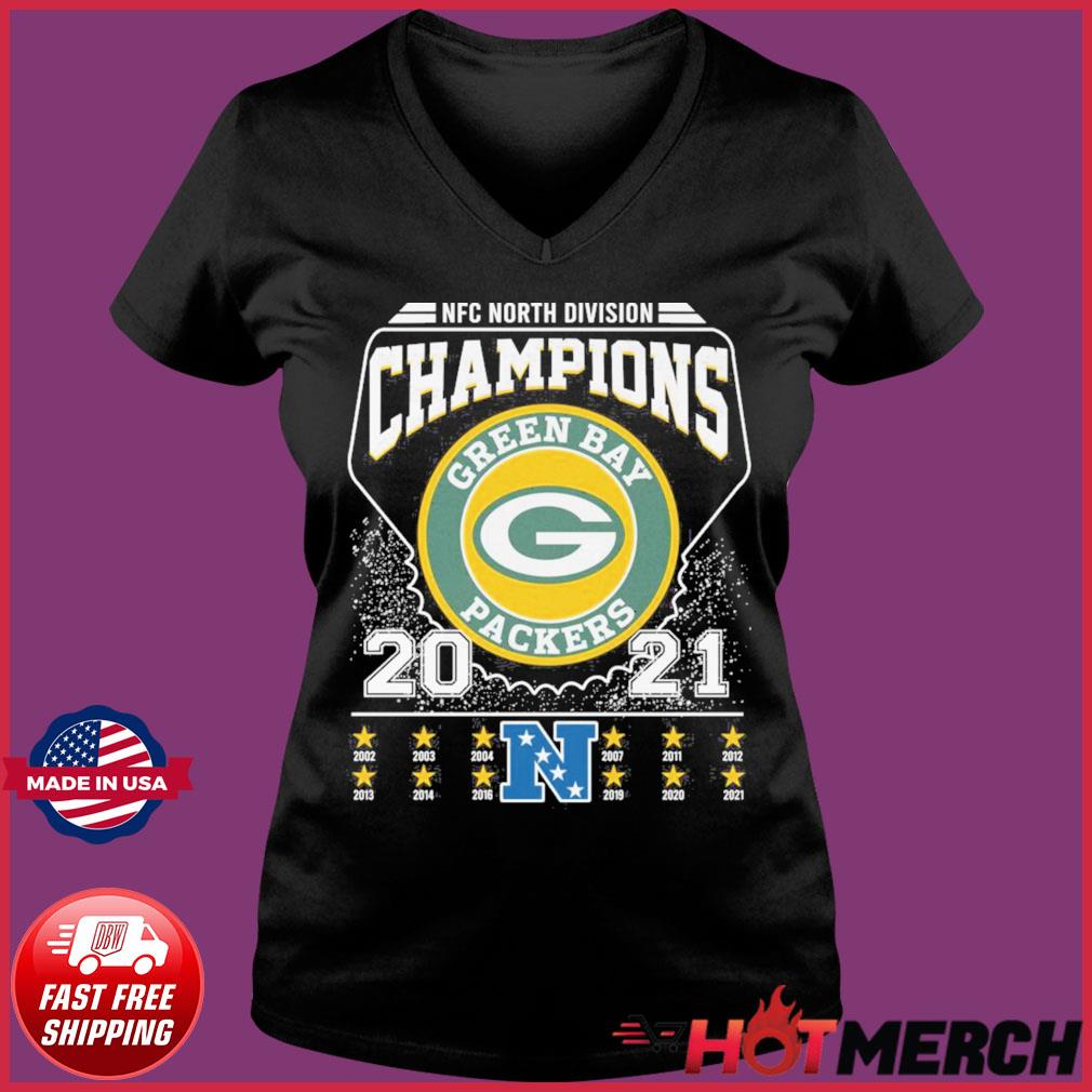 Green Bay Packers 2002 2021 NFC North Division Champions shirt