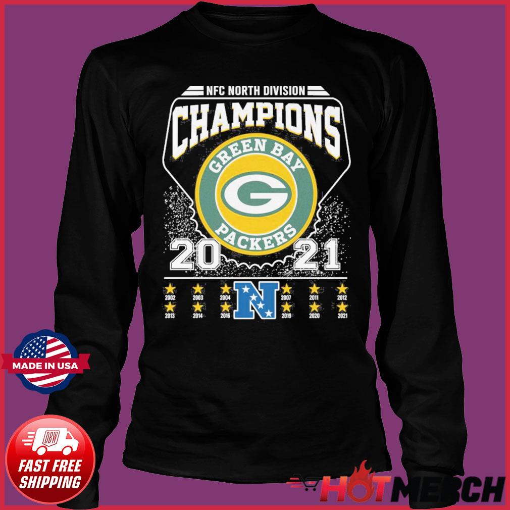 Green Bay Packers 2020 NFC North Division Champions t-shirt Size Medium