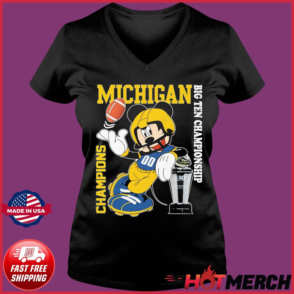 Mickey mouse Michigan Big Ten Championship shirt, hoodie, sweater