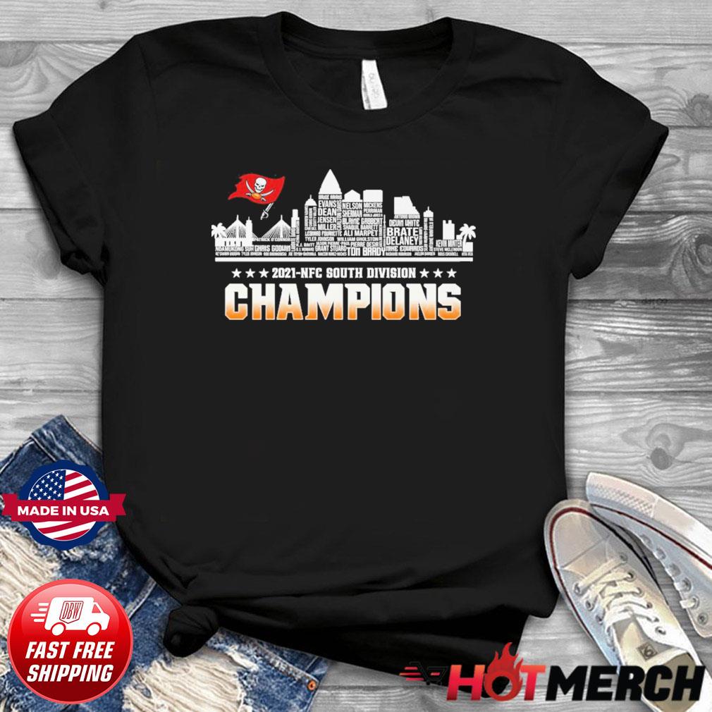 Tampa Bay Buccaneers 2022 NFC South Division Champions skyline