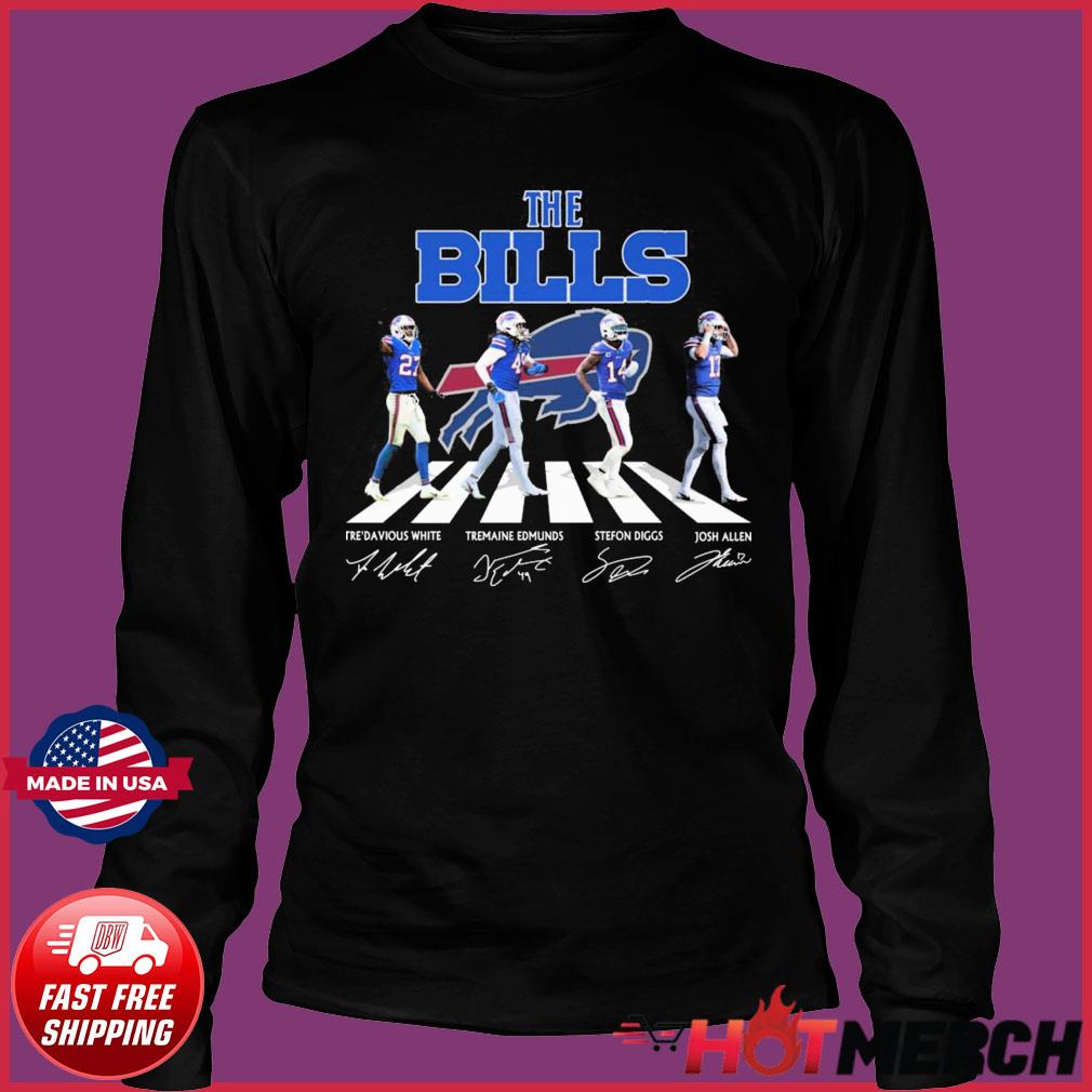 Official The Buffalo Bills Football Teams Abbey Road Signatures Shirt,  hoodie, sweater, long sleeve and tank top