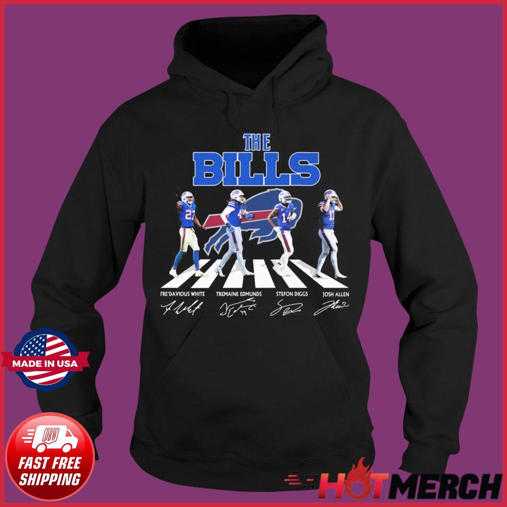 Original The Buffalo Bills Thank You For The Memories Abbey Road Signatures  T-shirt,Sweater, Hoodie, And Long Sleeved, Ladies, Tank Top