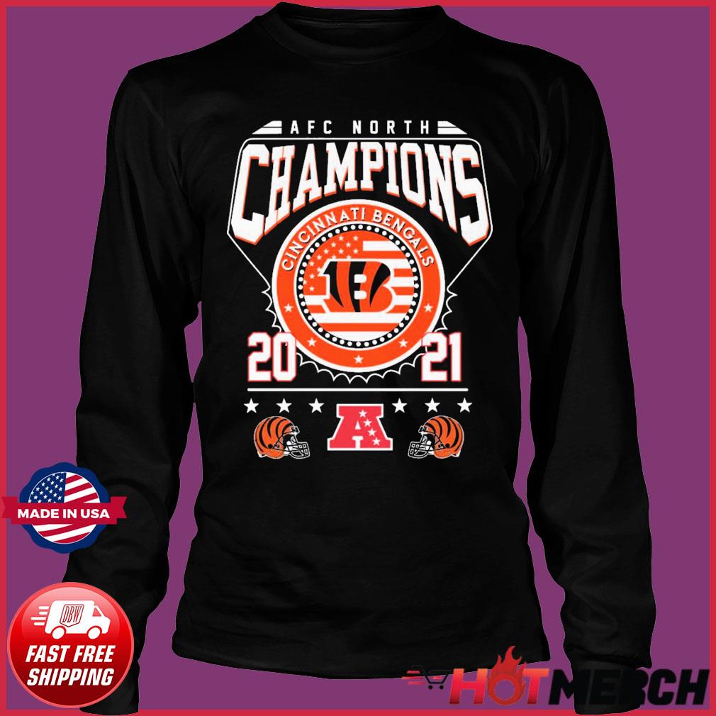 AFC North Champions Cincinnati Bengals 2021 T-Shirt, hoodie, sweater, long  sleeve and tank top