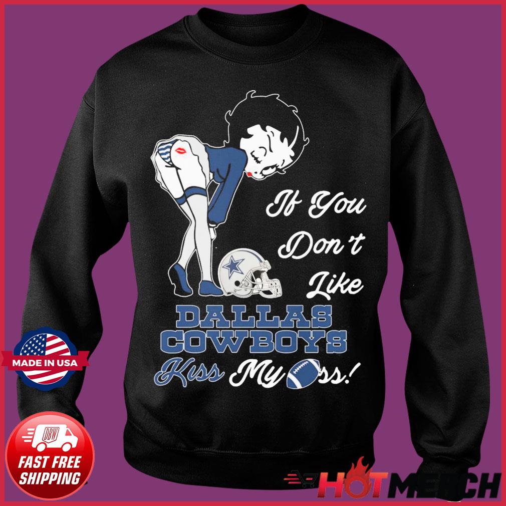 Betty Boop Dallas Cowboys NFL Football Shirt - High-Quality Printed Brand