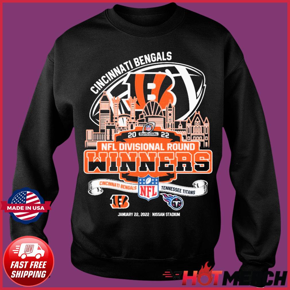 Hot Cincinnati Bengals 2022 Divisional Round Champions Vintage T-Shirt,  hoodie, sweater, long sleeve and tank top