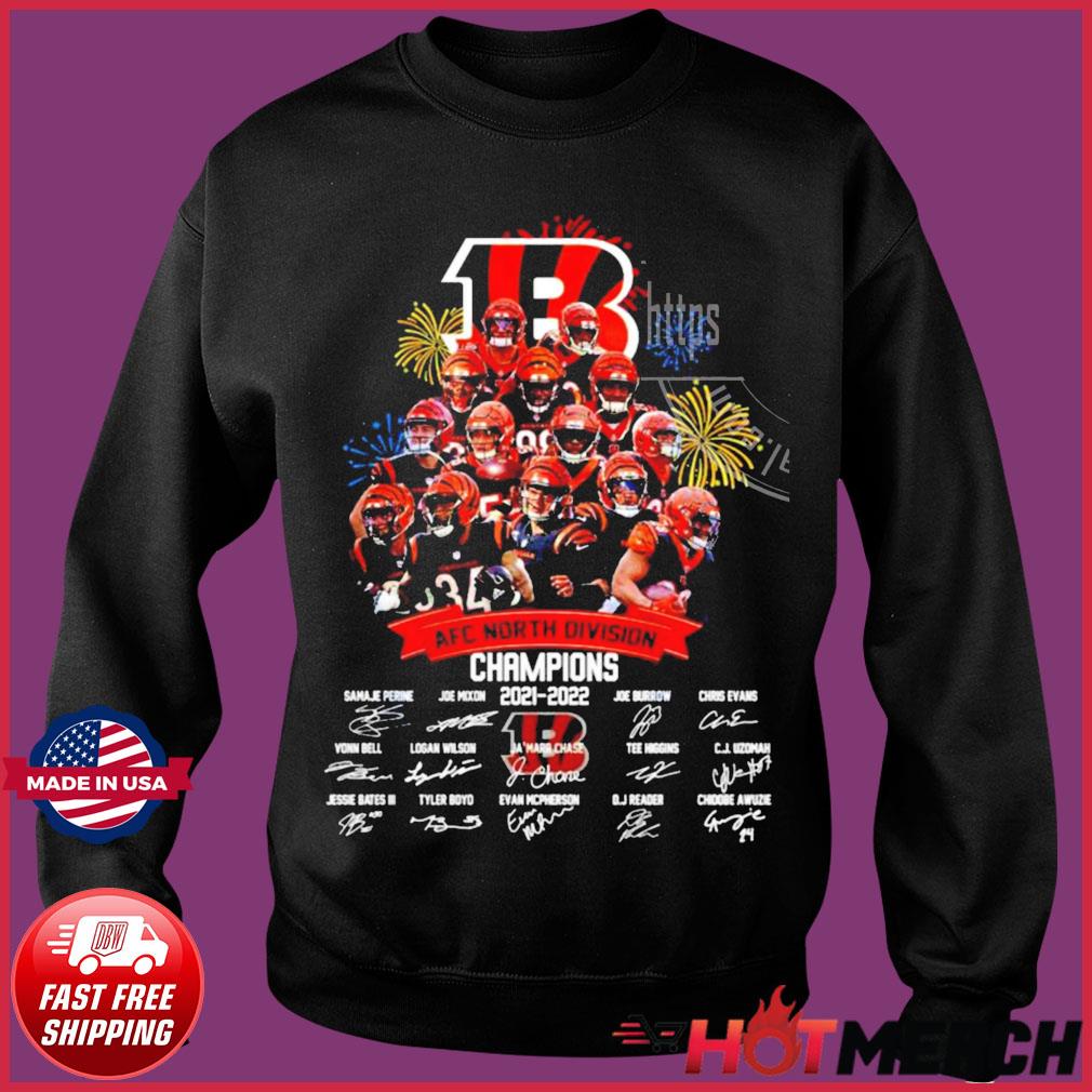 FREE shipping Cincinnati Bengals AFC North Division Champions Shirt, Unisex  tee, hoodie, sweater, v-neck and tank top