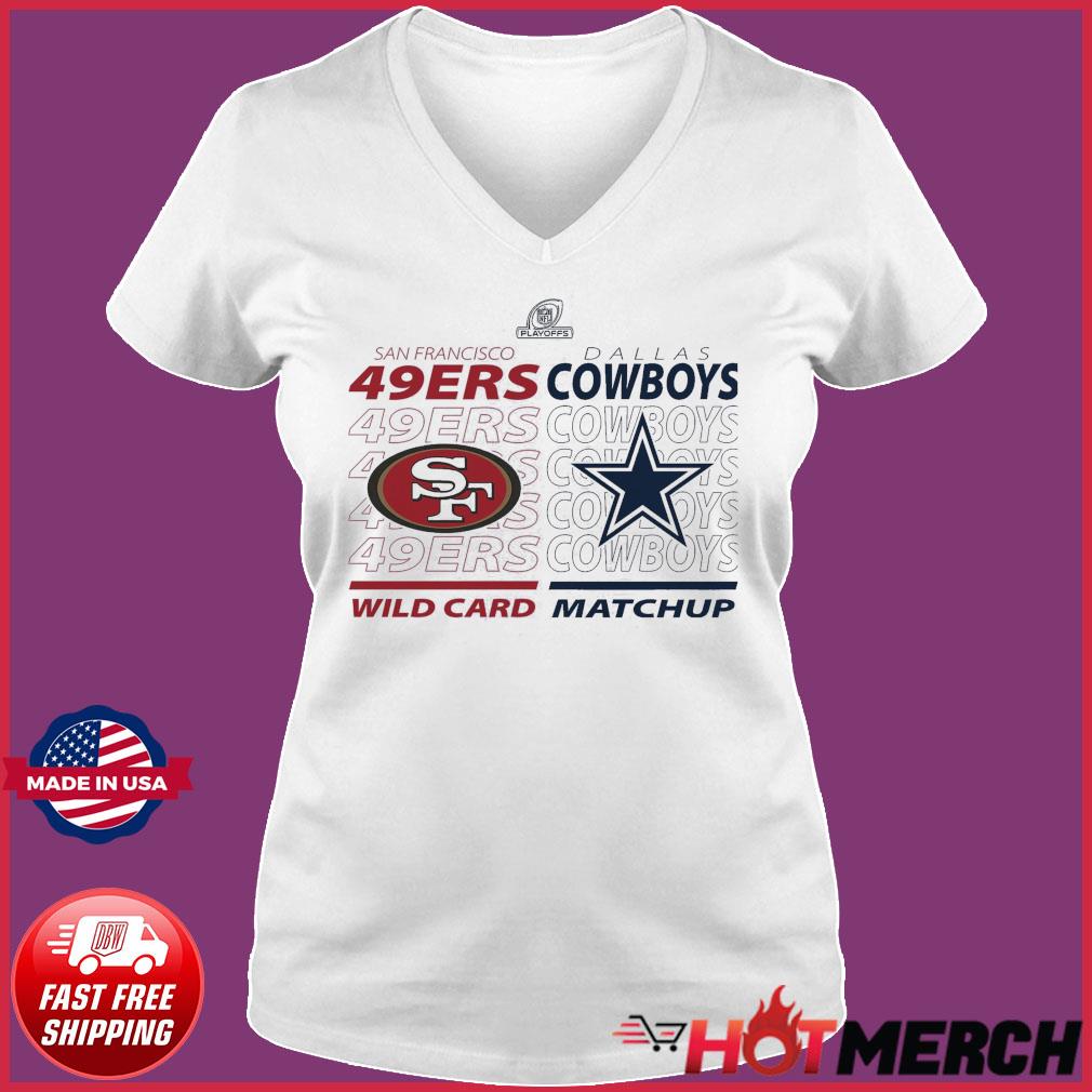 Dallas Cowboys Vs San Francisco 49ers 2022 NFL Wild Card Matchup Classic  T-Shirt, hoodie, sweater, long sleeve and tank top