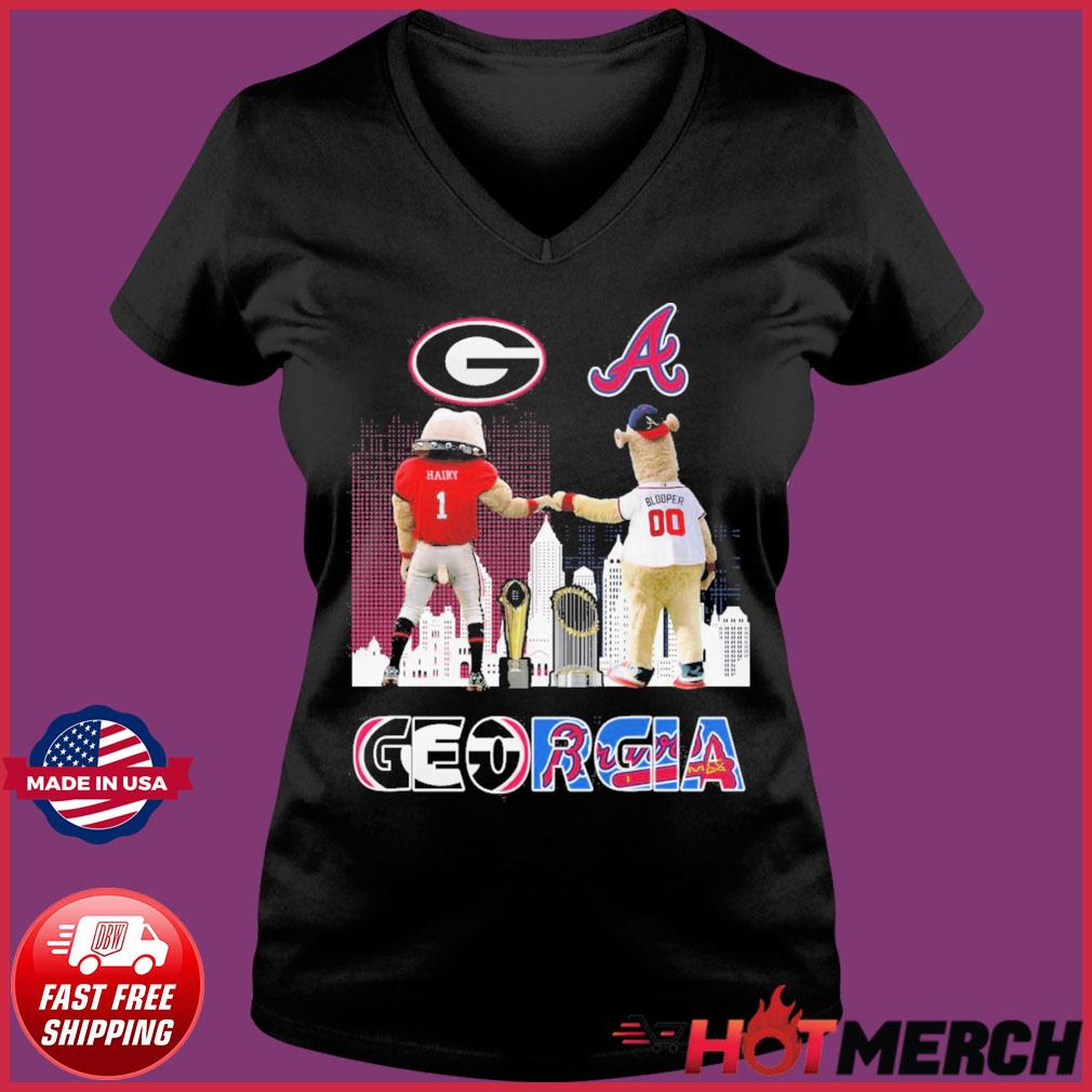 Hairy Dawg Georgia Bulldogs And Blooper Atlanta Braves We Are The