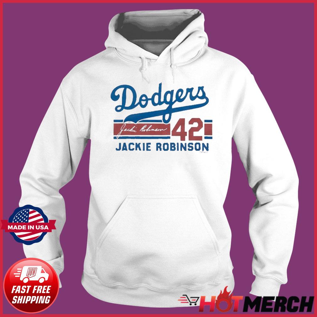 Jackie Robinson 42 Los Angeles Dodgers Signature Shirt, hoodie