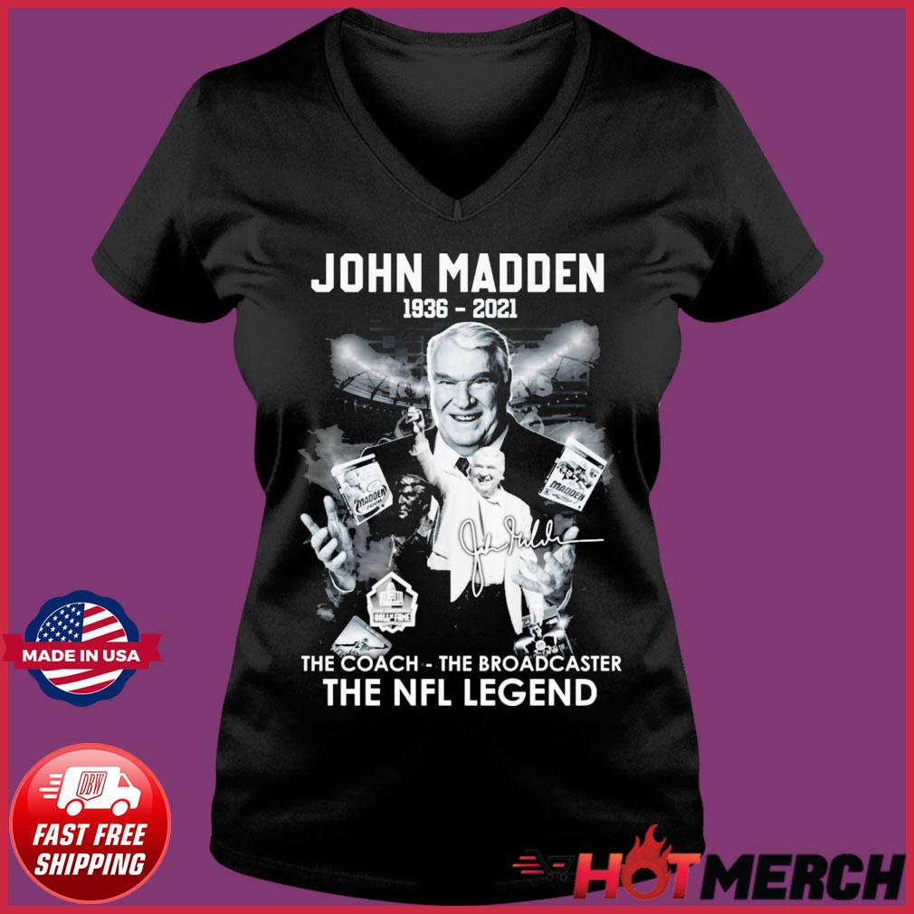 Oakland Raiders John Madden 1936-2021 Signatures Thank You For The Memories  Shirt, hoodie, sweater, long sleeve and tank top