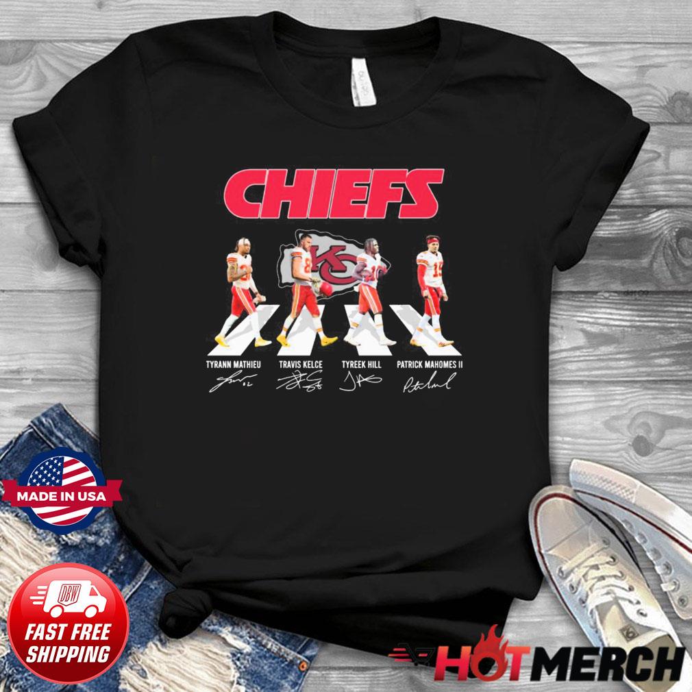 Kansas City Chiefs Abbey Road Team 2022 Signatures Shirt, hoodie, sweater,  long sleeve and tank top